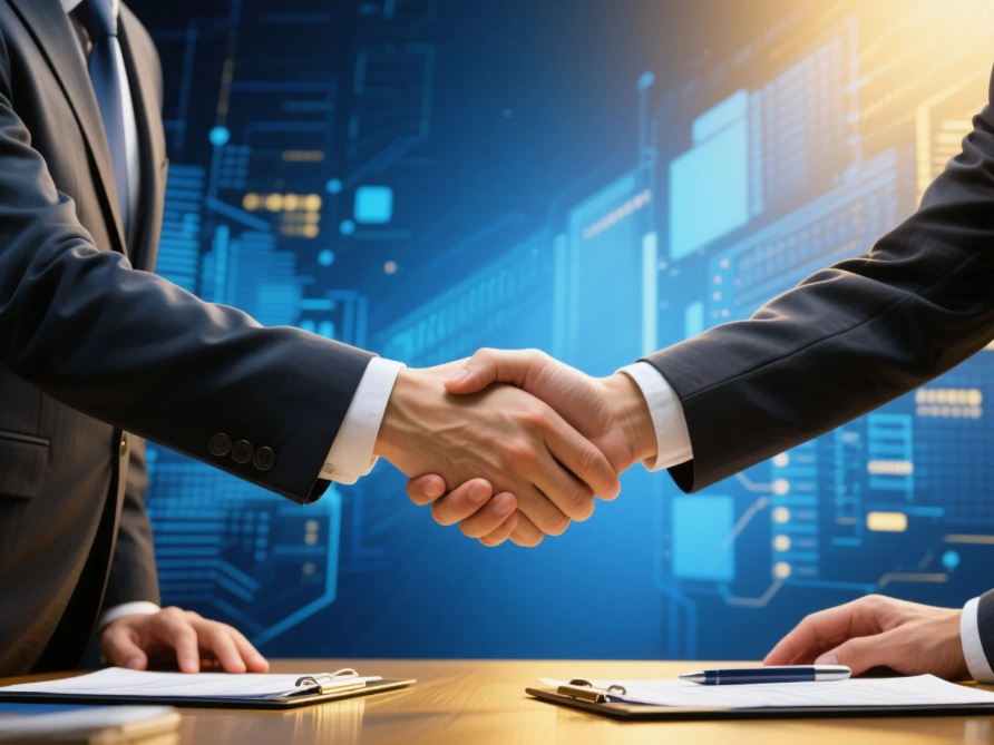 与大型银行达成战略合作